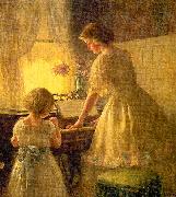 Francis Day The Piano Lesson Germany oil painting reproduction